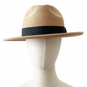 Pineapple & Star, The Amari a fedora hat with black ribbon detail.